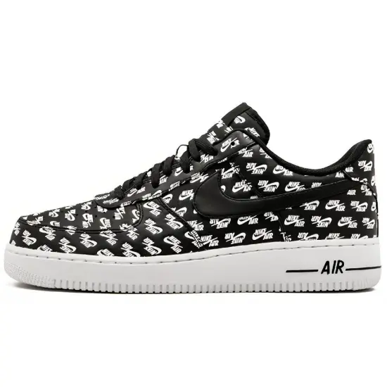 Nike Air Force 1 Low All Over Logo Black