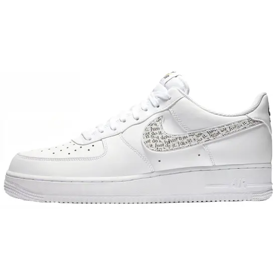 Nike Air Force 1 Low Just Do It Pack White Clear