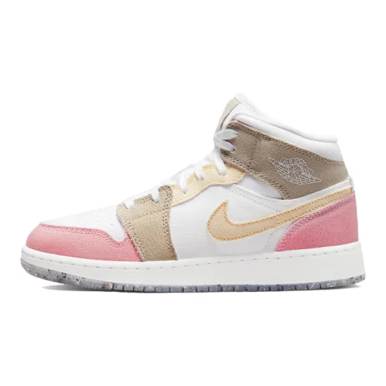 Jordan 1 Mid SE Pastel Vivid Green Grind GS