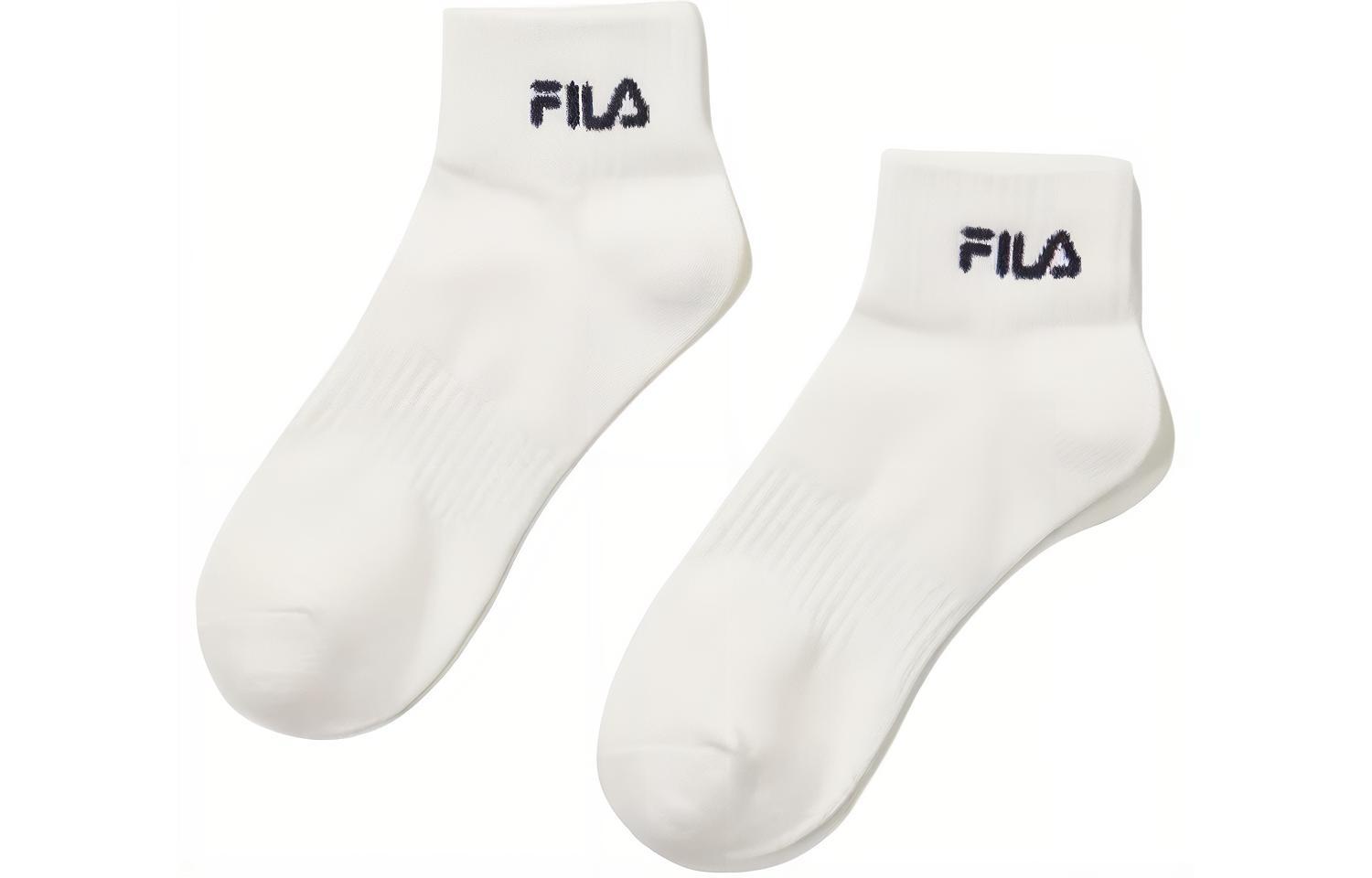 FILA Ankle Socks Unisex 3 Pack White