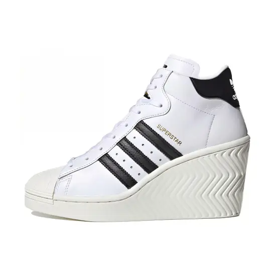 Adidas Originals Superstar Ellure Skateboard Shoes Women's Mid-top White/Black