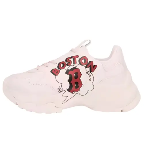 MLB Big Ball Chunky Boston Red Sox Synthetic Leather Cushioning Slip Resistant Abrasion Resistant Low top