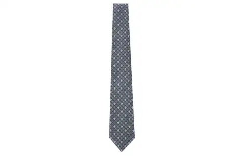 LOUIS VUITTON Printed design vivienne tie men's gray