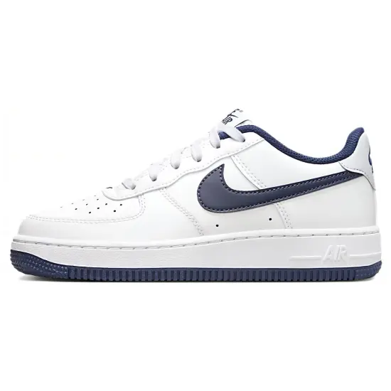 Nike Air Force 1 White Midnight Navy GS