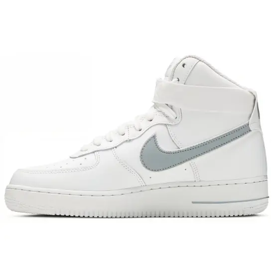 Nike Air Force 1 Skateboarding Shoes Unisex High-top White/Gray