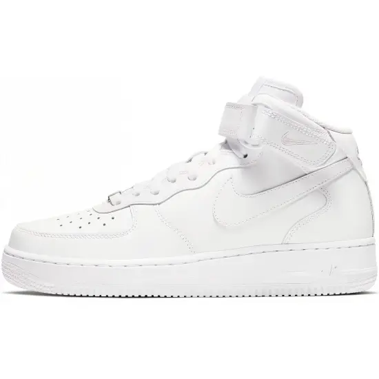 Nike Air Force 1 Mid Triple White Women's