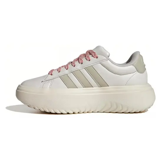 Adidas GRAND COURT PLATFORM Casual Shoes Women's Low-Top Off White