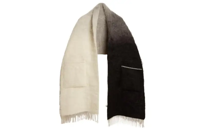 Golden Goose Knit Scarves Unisex Multicolor