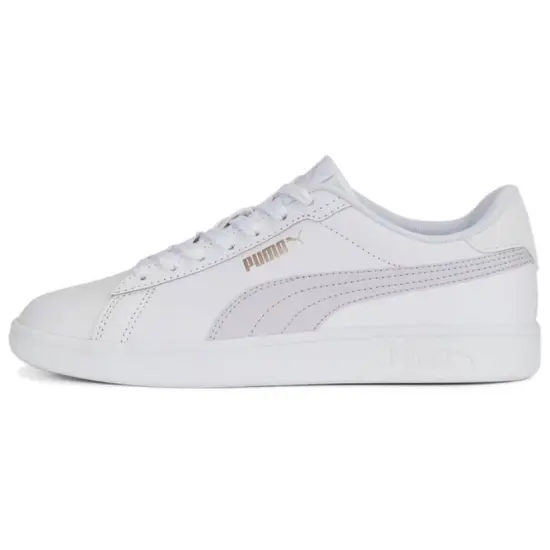 PUMA Smash 3.0 Skateboarding Shoes Unisex Low-top White/Purple