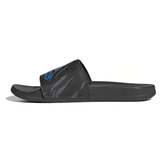 Adilette Adidas Comfort Slide 'Carbon Blue Rush Camo'
