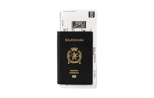 Balenciaga Leather Passport Wallet