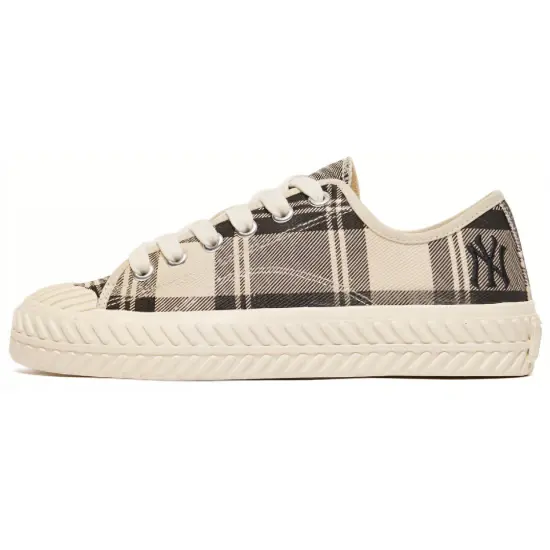 MLB Playball Slip Resistant Low Top Canvas Shoes Unisex Beige