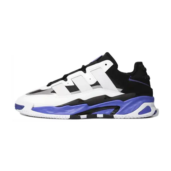 Adidas Originals Niteball Lifestyle Shoes Unisex Low-top White/Black/Purple
