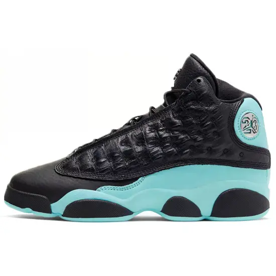 Jordan 13 Retro Black Island Green GS