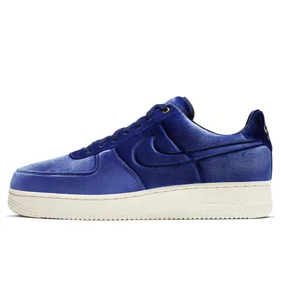 Nike Air Force 1 Low Premium 3 Velour Blue Void