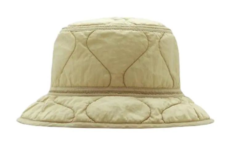 Burberry Logo Embroidered Crinkled Quilted Bucket Hat