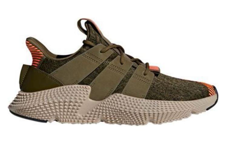 Кроссовки adidas originals PROPHERE (зелено-оранжевые) — фото 2