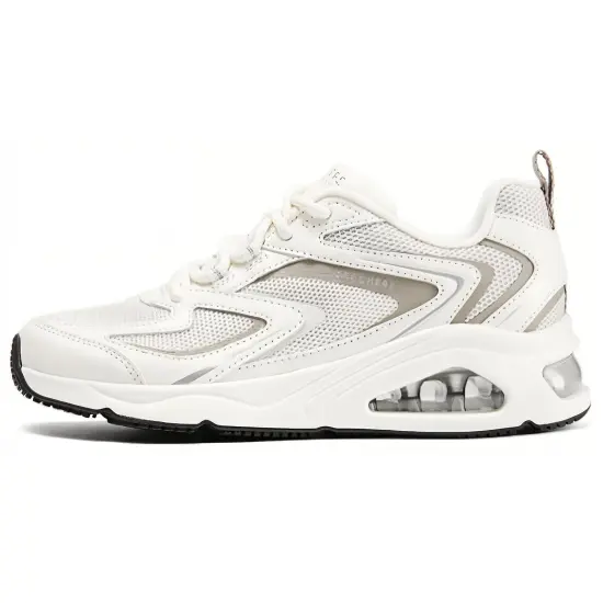 Skechers Street Anti Slip And Wear Resistant Breathable Low Top Casual Running Shoes Women's White
