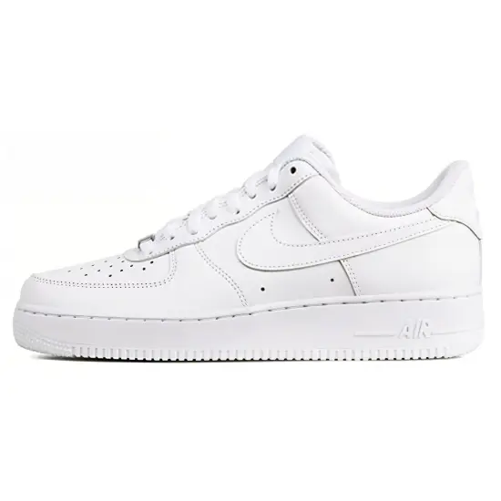 Nike Air Force 1 Low '07 White Black Metallic Silver