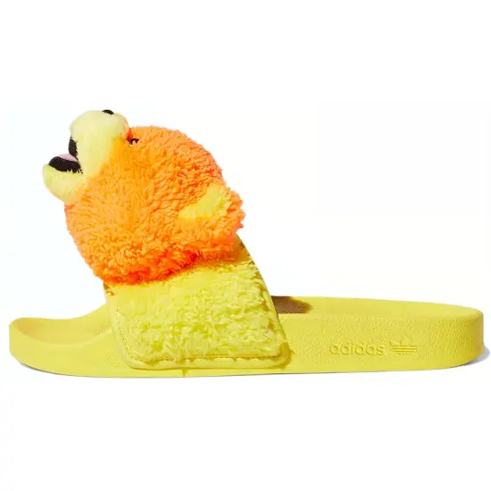 Adidas JS Adilette Jeremy Scott Teddy Yellow