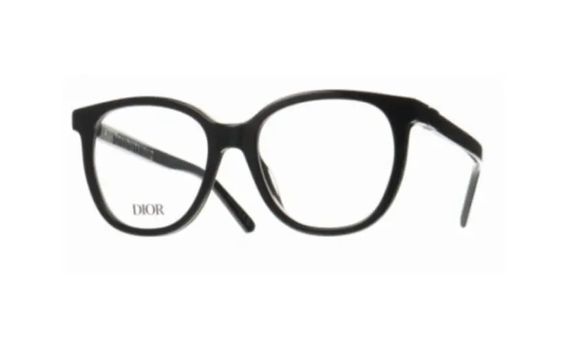 DIOR Round Sunglasses Unisex Black