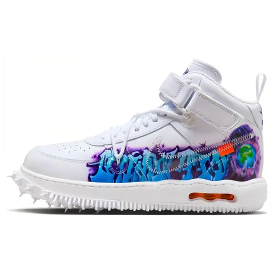 Nike Air Force 1 Mid Off-White Graffiti White