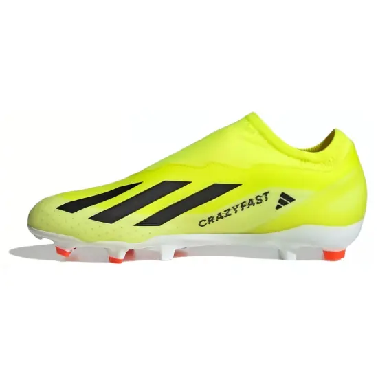 Adidas Crazyfast League Laceless Fg Team Solar Yellow Core Black Cloud White