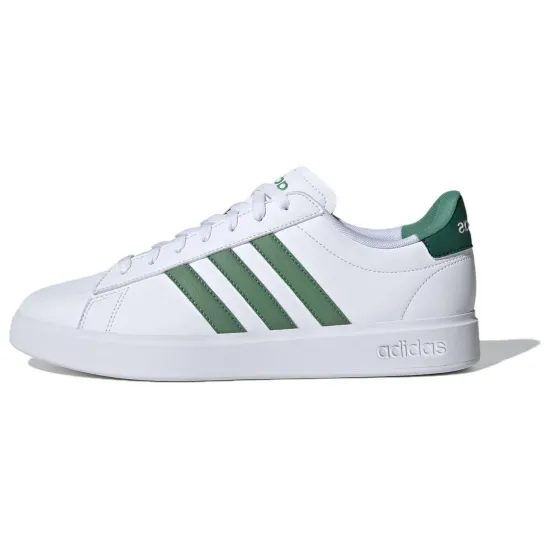 Adidas Neo GRAND COURT Skateboard Shoes Men Low-Top White Green