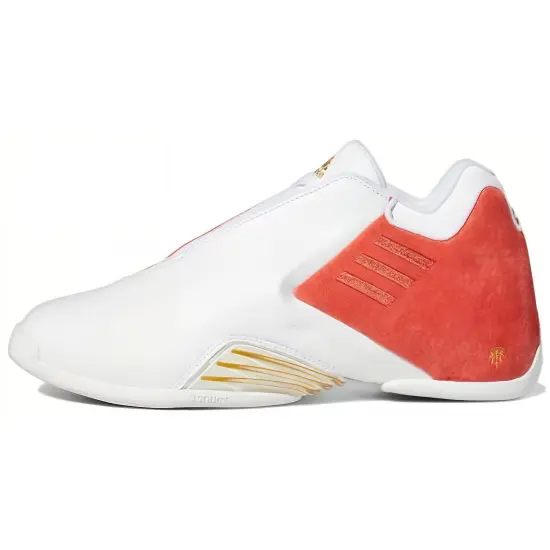 Adidas T Mac 3 Basketball Shoes Men Low-top White/Orange/Gold