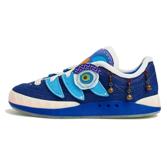 Melting Sadness X Adidas Originals Adimatic Skateboard Shoes Unisex Low-top Blue