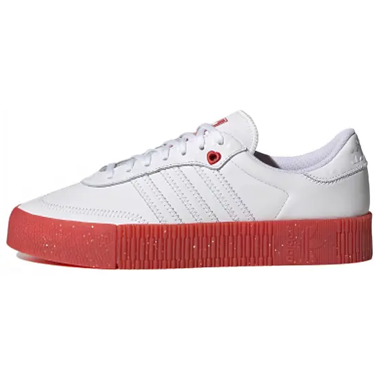Adidas Sambarose White Scarlet Women's