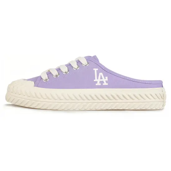 MLB Playball Mule Canvas Shoes Unisex Low-Top Purple