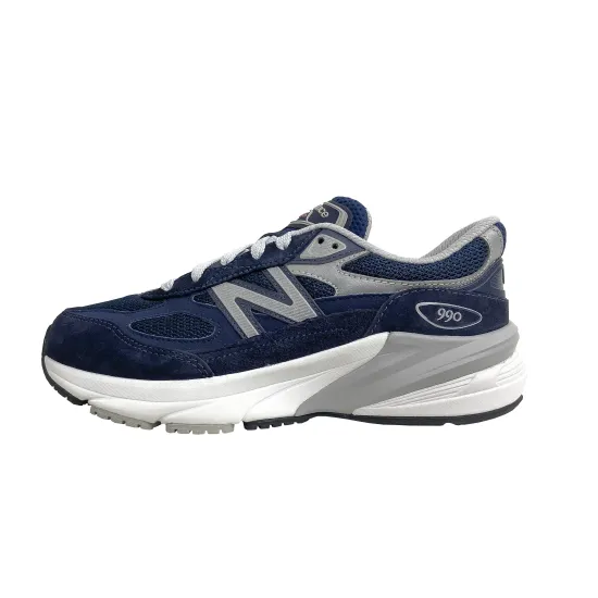 New Balance NB 990 V6 Running Shoes Unisex Low-top Navy Blue/gray