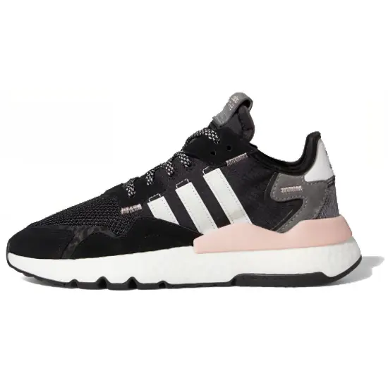Adidas Originals Nite Jogger Lifestyle Shoes Women's Low-top Black/powder