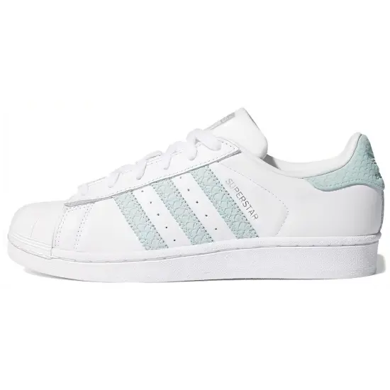 Adidas Originals Superstar White Ash Green Women's