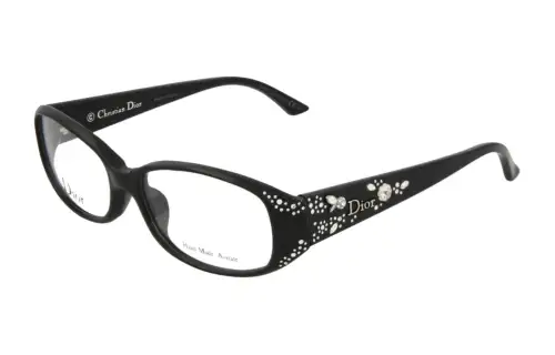 DIOR Oval Eyeglass Frames Women's Black