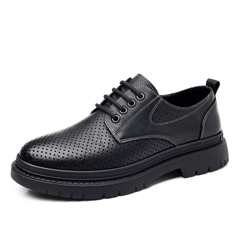 Mulinsen cow leather, versatile and trendy business commuting formal leather shoes, men's style