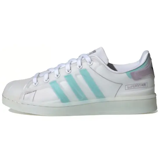Adidas Originals Superstar Futureshell Skateboard Shoes Women's Low-top White/Royal Blue