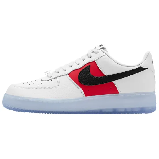 Nike Air Force 1 Low White Red Black Icy Soles