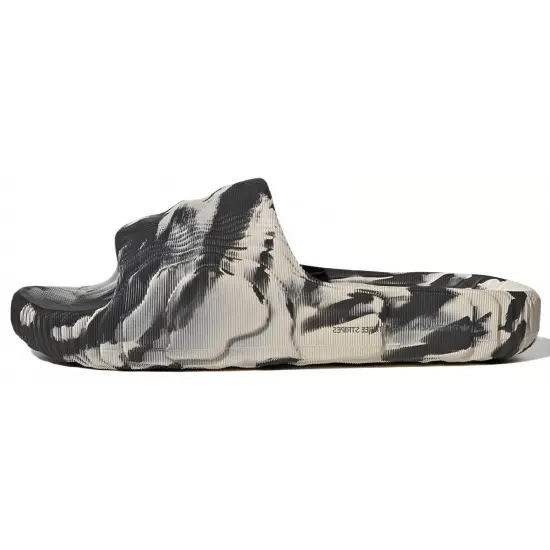 Adidas Originals Adilette 22 Slides Carbon Aluminum