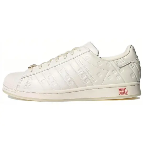Adidas Originals Superstar Series Skateboard Shoes Unisex Low-top Off-white