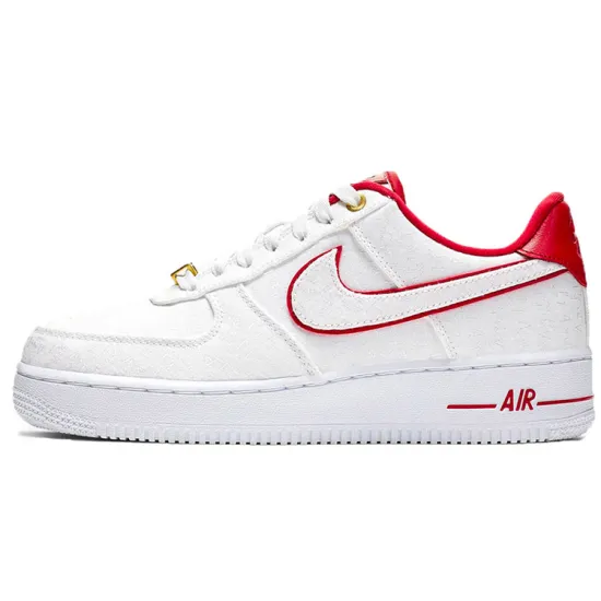 Nike Air Force 1 Low Lux White Red Women's