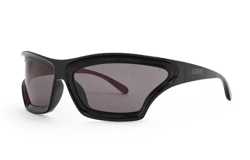 LOEWE Irregular Shape Sunglasses Unisex Black