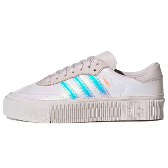 Adidas Originals Sambarose Skateboard Shoes Women's Low-top Lilac