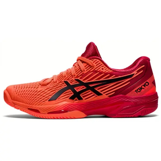 Asics Solution Speed FF 2 Running Shoes Women's Low-top Sunrise Red/black