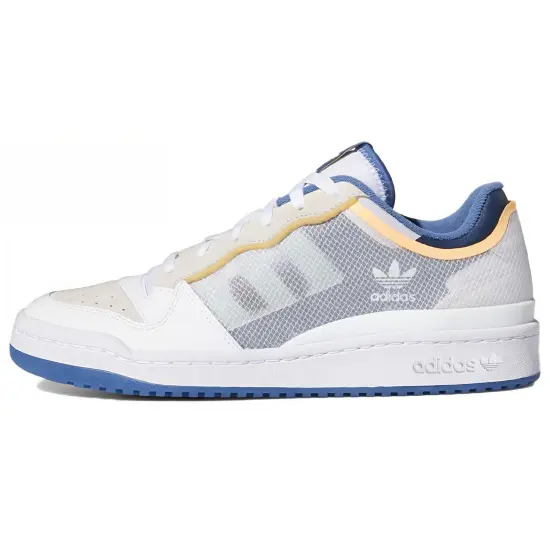 Adidas Originals Forum Low Tt Cloud White Acid Orange Crew Blue