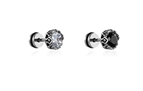 Yab Titanium Steel Stud Earrings Unisex