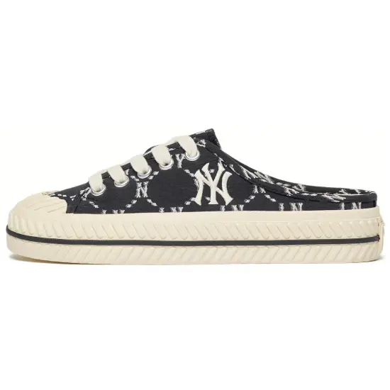 MLB Playball Mule Low Top Skateboard Shoes Unisex Black