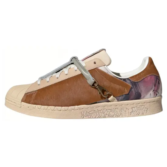 Adidas Originals Superstar 80s X Han Meilin 'Cream Brown'