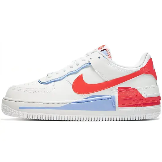 Nike Air Force 1 Low Shadow Summit White Team Orange Women's